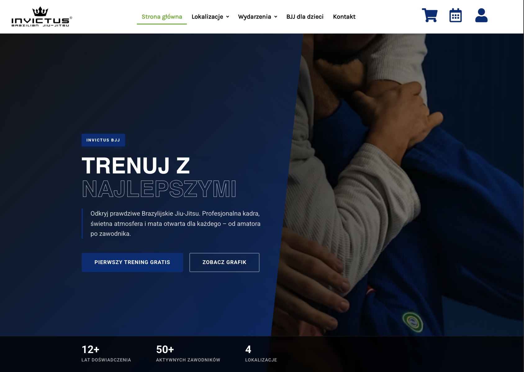 Strona WWW Invictus BJJ