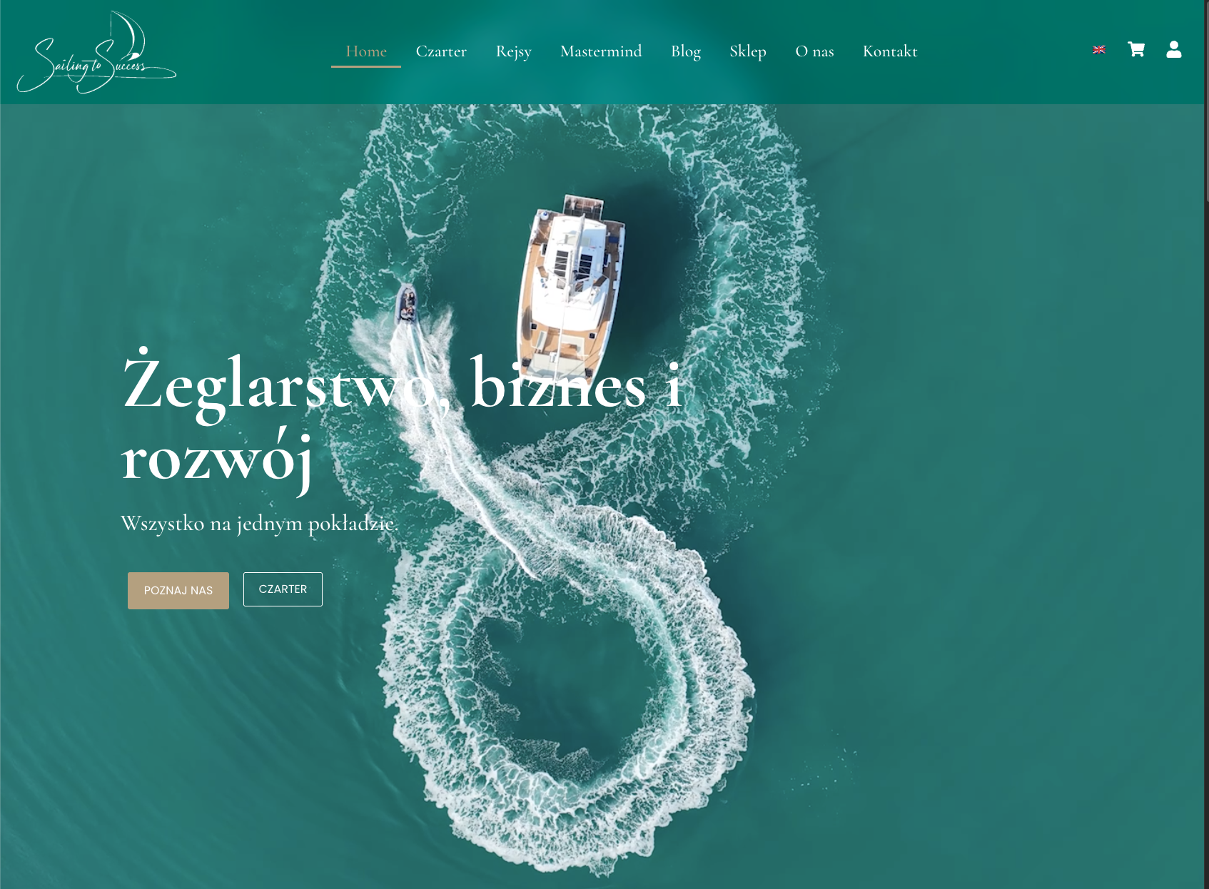 Strona WWW Sailing to Success