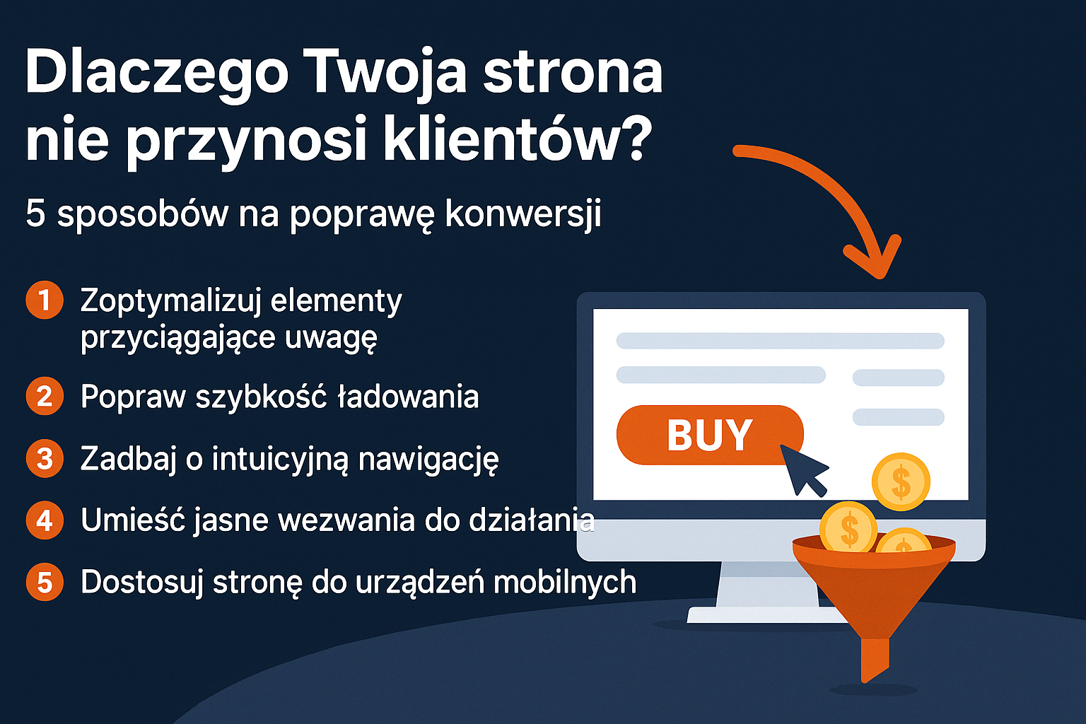 5 sposobów na poprawę konwersji